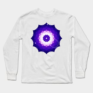 Purple Mandala Long Sleeve T-Shirt